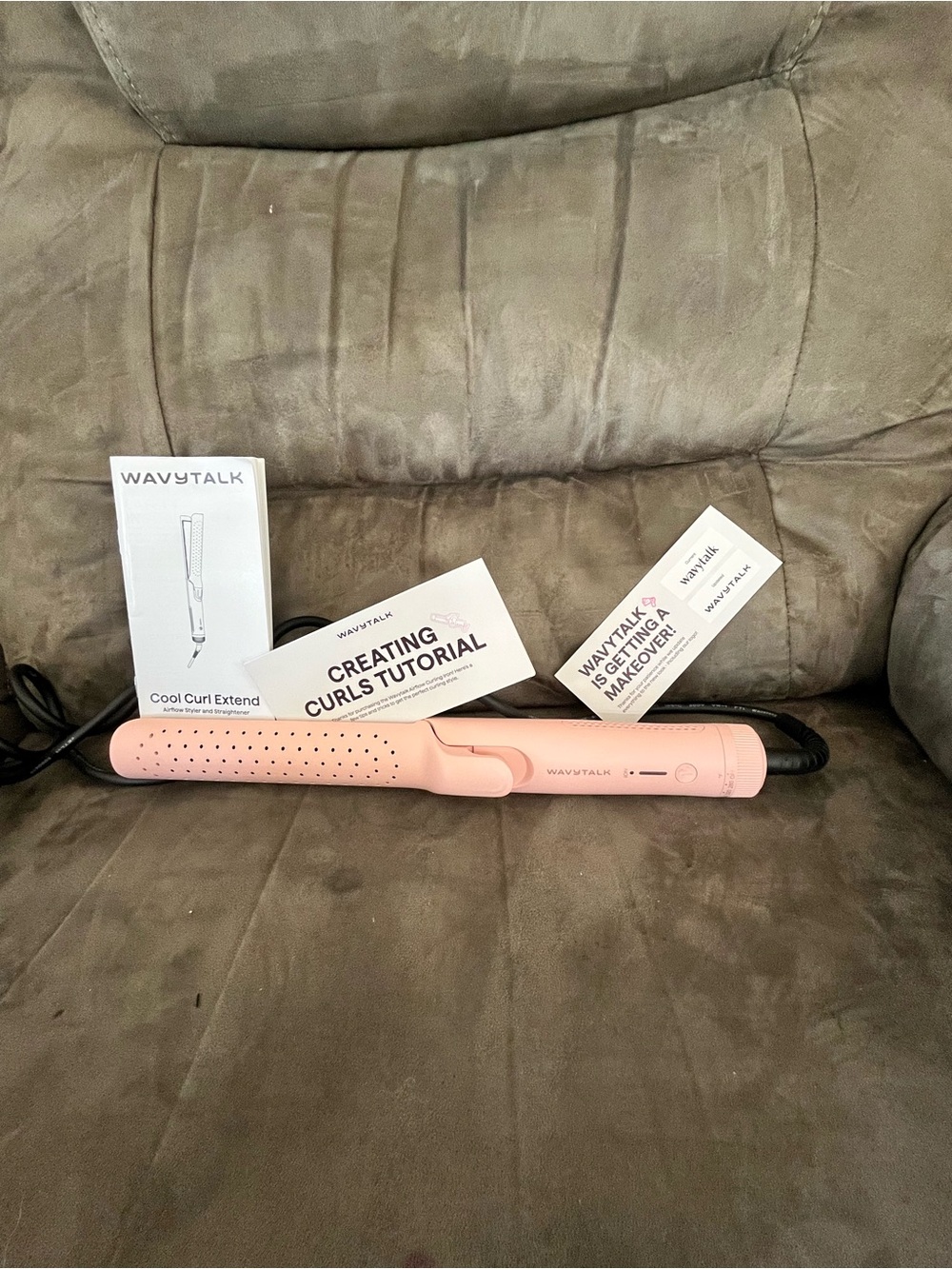 Wavytalk Pink Cool Curl Extend Hair Curler